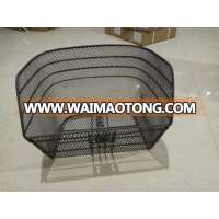 high quality front & rear wire metal bicycle basket for bike storage