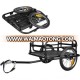 Foldable cargo bike/bicycle trailer