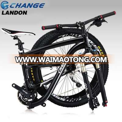 mountain bike aluminum frame folding bike suspension fork stem foldable mtb